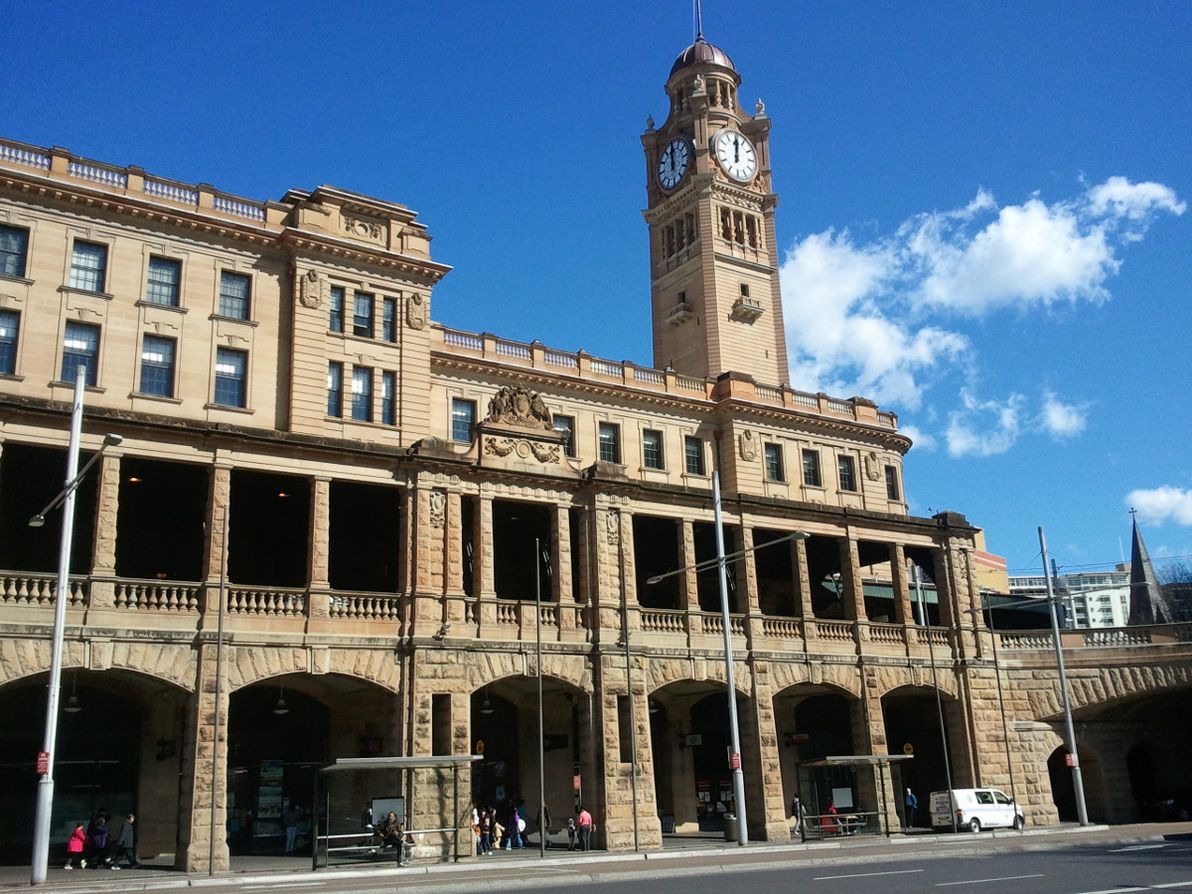 Central Station as seen from adjacent Eddy Ave.