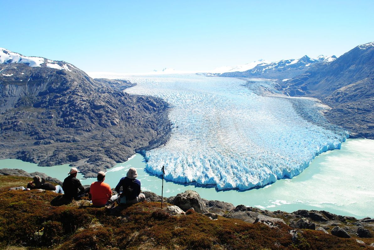 Majestic Glaciar O'Higgins, at the northern end of the Southern Patagonian Ice Field.