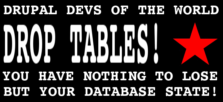 Join me, comrades! Join me and all Drupal sites will be equal! (But some more equal than others).